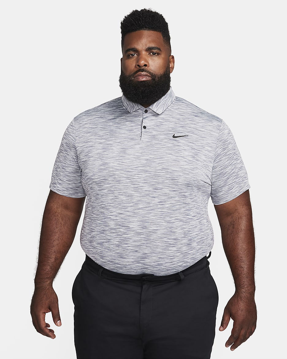 Grey dri fit polo best sale